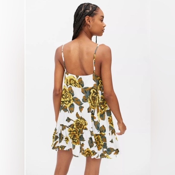 UO Floral Mini Frock Dress - Picture 5 of 6